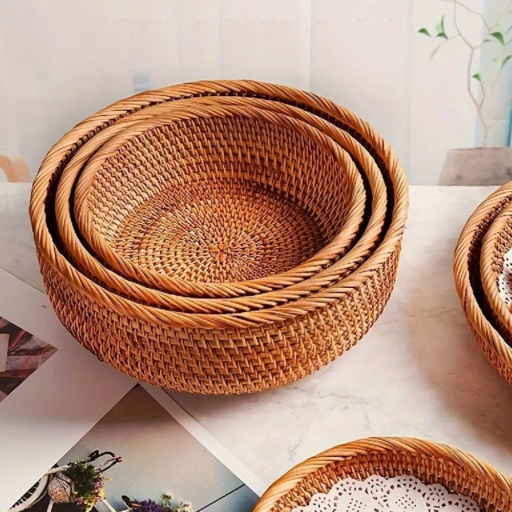 Handwoven Wicker Basket