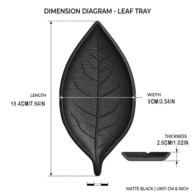 Leaf-Shaped Tray