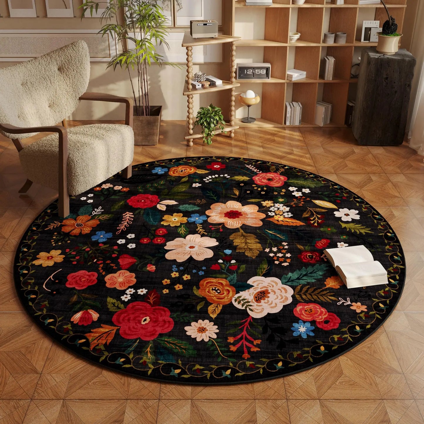 Decorative Round Rug - Multiple colours and sizes available