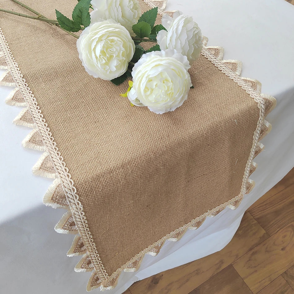 Table Runner Linen Style - Multiple sizes and styles available