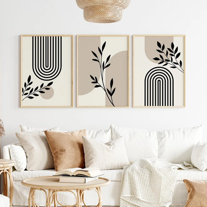 3 pieces Botanical Posters - Multiple sizes