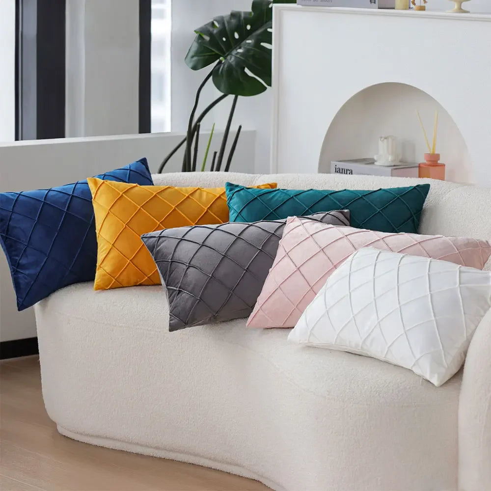 Velvet Textured Cushion Covers