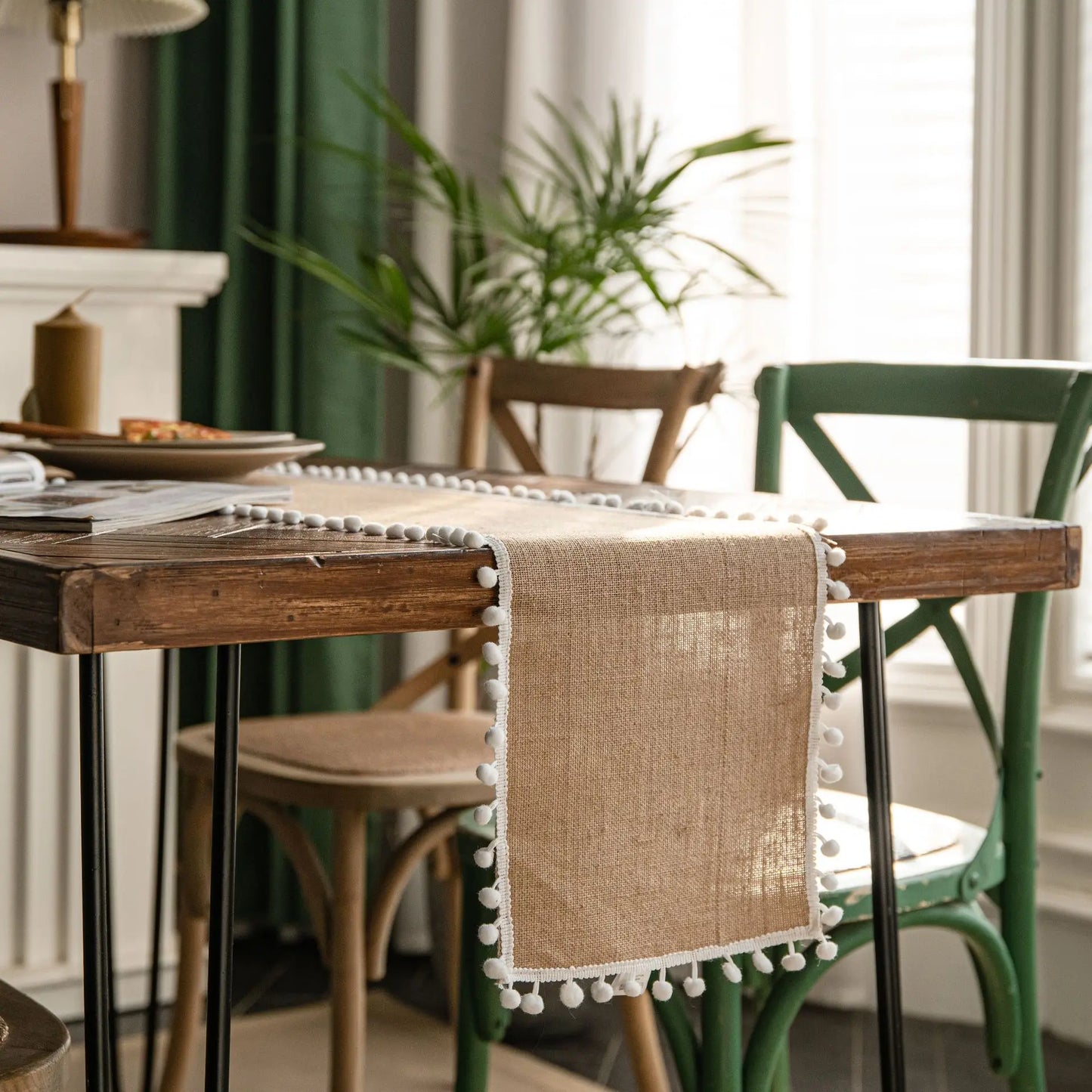 Table Runner Linen Style - Multiple sizes and styles available