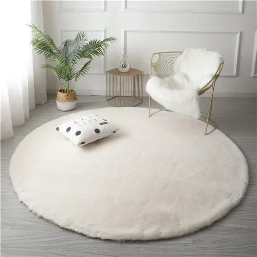 Faux Rabbit Fur Rug - Multiple colours and sizes available