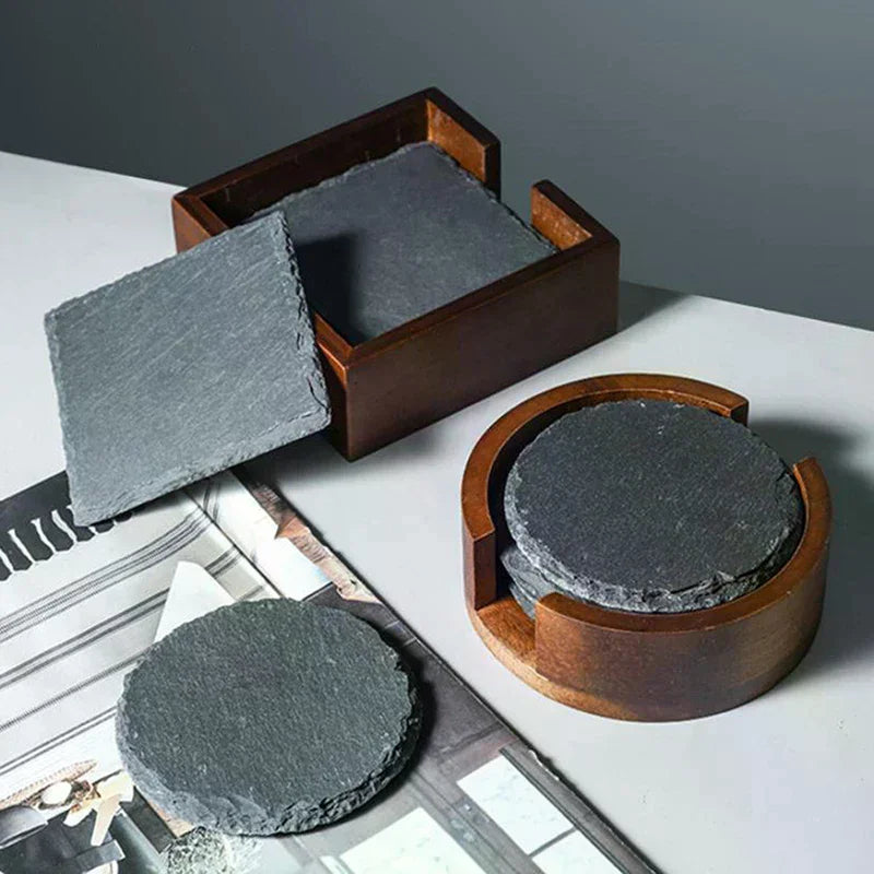Table Slate Stone Coaster - Different styles available