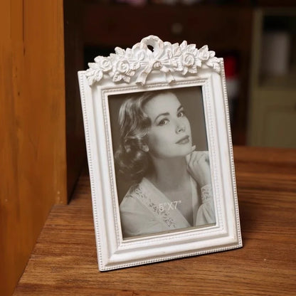 Retro Photo Frame - White and Pink Available