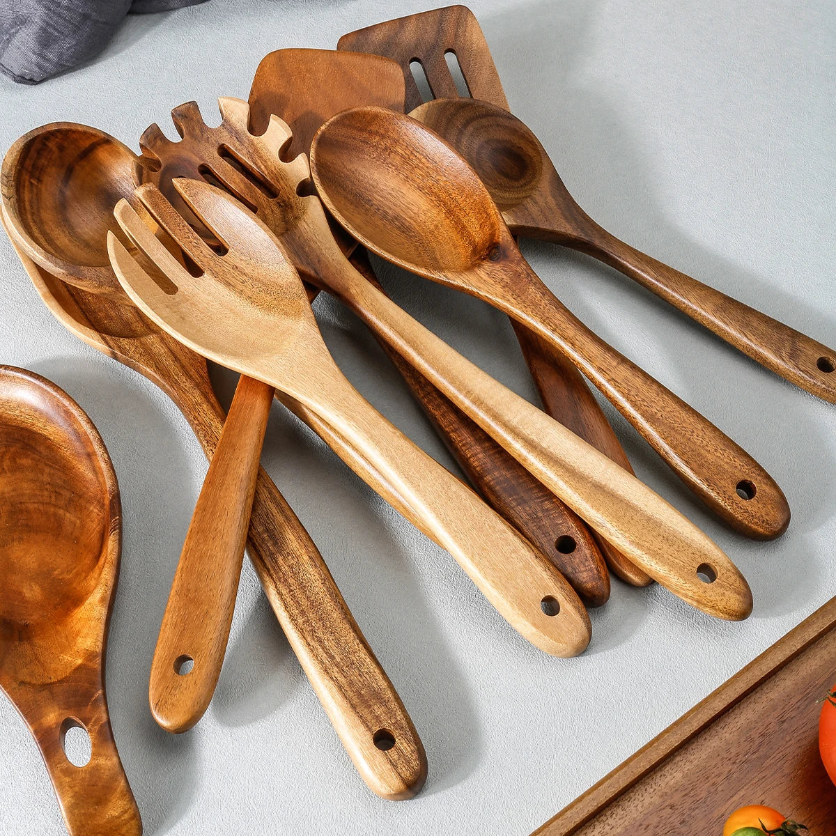Wood Cooking Tool Sets