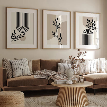 3 pieces Botanical Posters - Multiple sizes