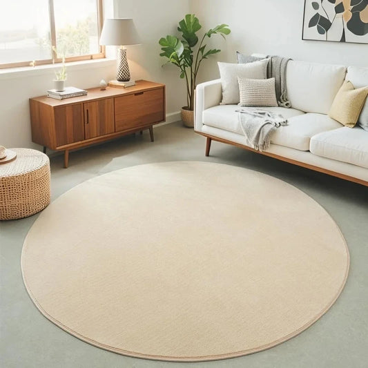 Velvet Round Rug - Multiple colours and sizes available