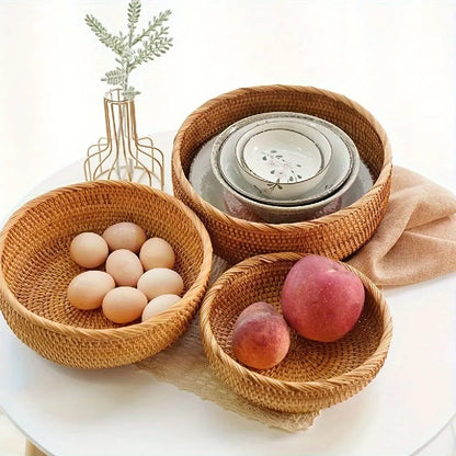 Handwoven Wicker Basket