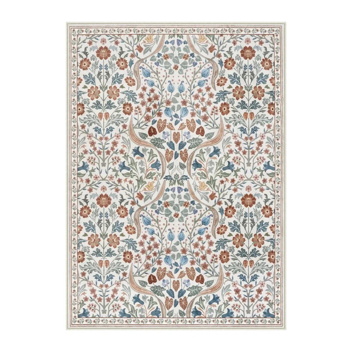 Bohemian Floral Rug - Multiple colours and sizes available