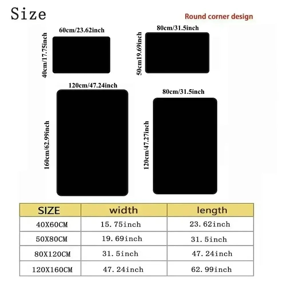 Outdoor Washable Area Rug - Multiple colours and sizes available