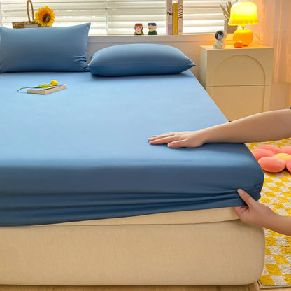 Solid Color Mattress Cover