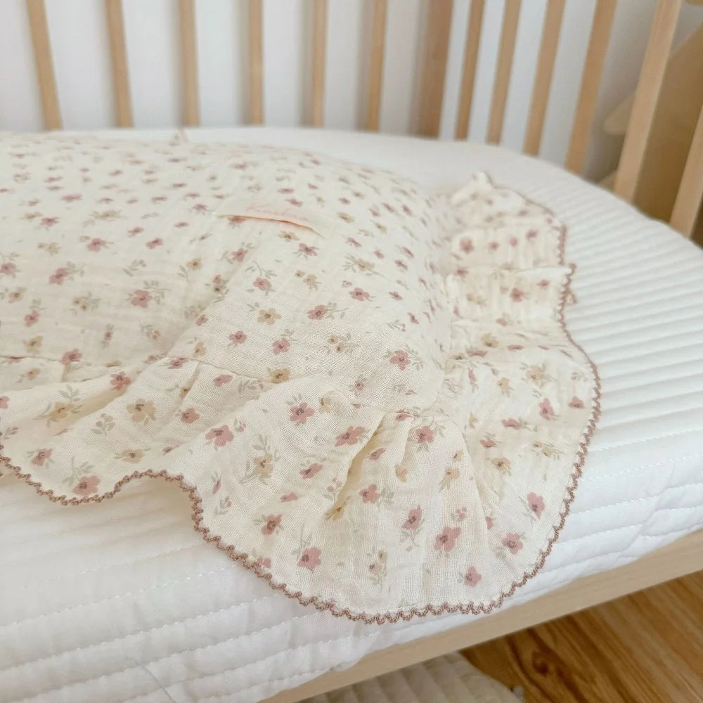 Ruffle Edge Gauze Pillow Cases