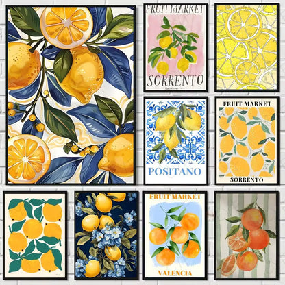 Kitchen Citrus Poster - Multiple sizes and designs